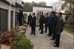 张家口市民政局向导一行认真考察ag真人国际集团
