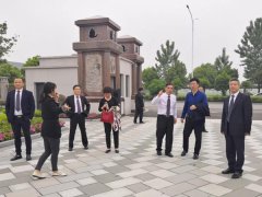 江苏盐城大丰福寿园向导来浙江ag真人国际调研