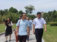 浦东水务和长桥山庄向导考察福寿园和ag真人国际集团