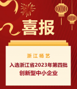 喜报|浙江ag真人国际入选浙江省2023年第四批立异型中小企业名单